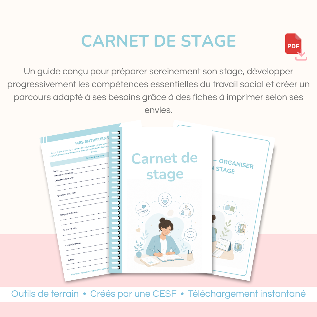 Carnet de stage MON OUTIL SOCIAL