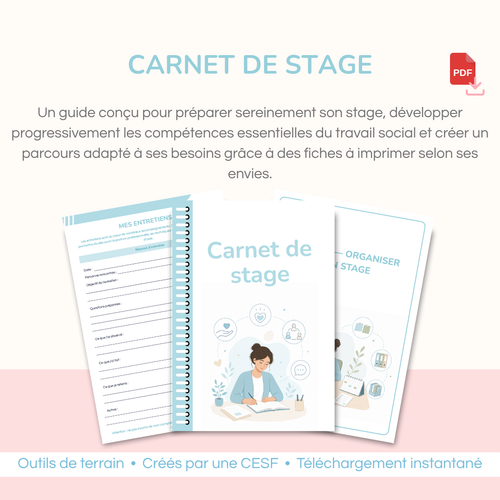 Carnet de stage MON OUTIL SOCIAL