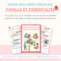 Le guide des aides sociales - Famille et parentalité MON OUTIL SOCIAL