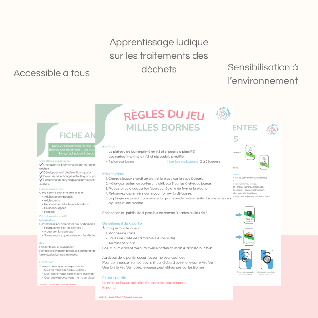 Mille Bornes - Traitements des déchets MON OUTIL SOCIAL