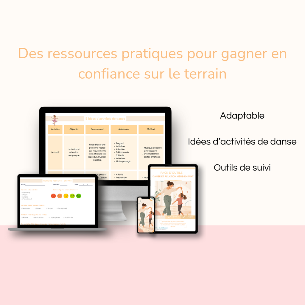 Pack d’outils –  Danse et relation mère-enfant MON OUTIL SOCIAL