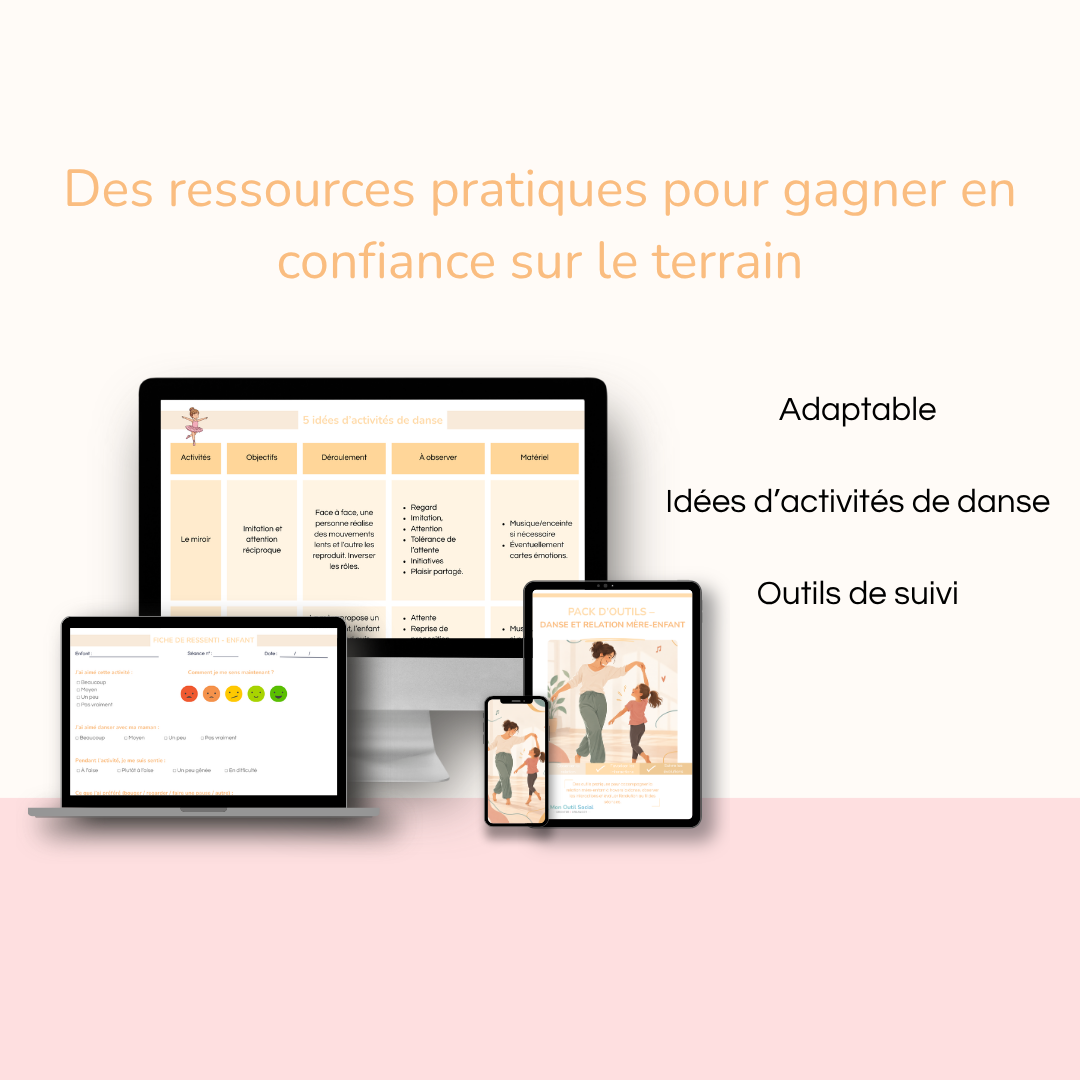 Pack d’outils –  Danse et relation mère-enfant MON OUTIL SOCIAL