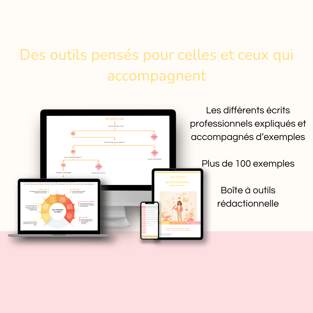 Les écrits professionnels MON OUTIL SOCIAL