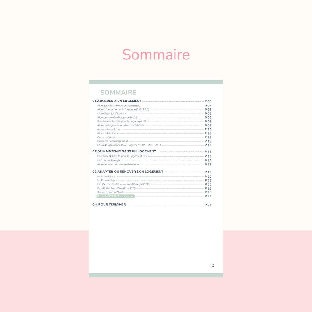 Le guide des aides sociales - LOGEMENT MON OUTIL SOCIAL