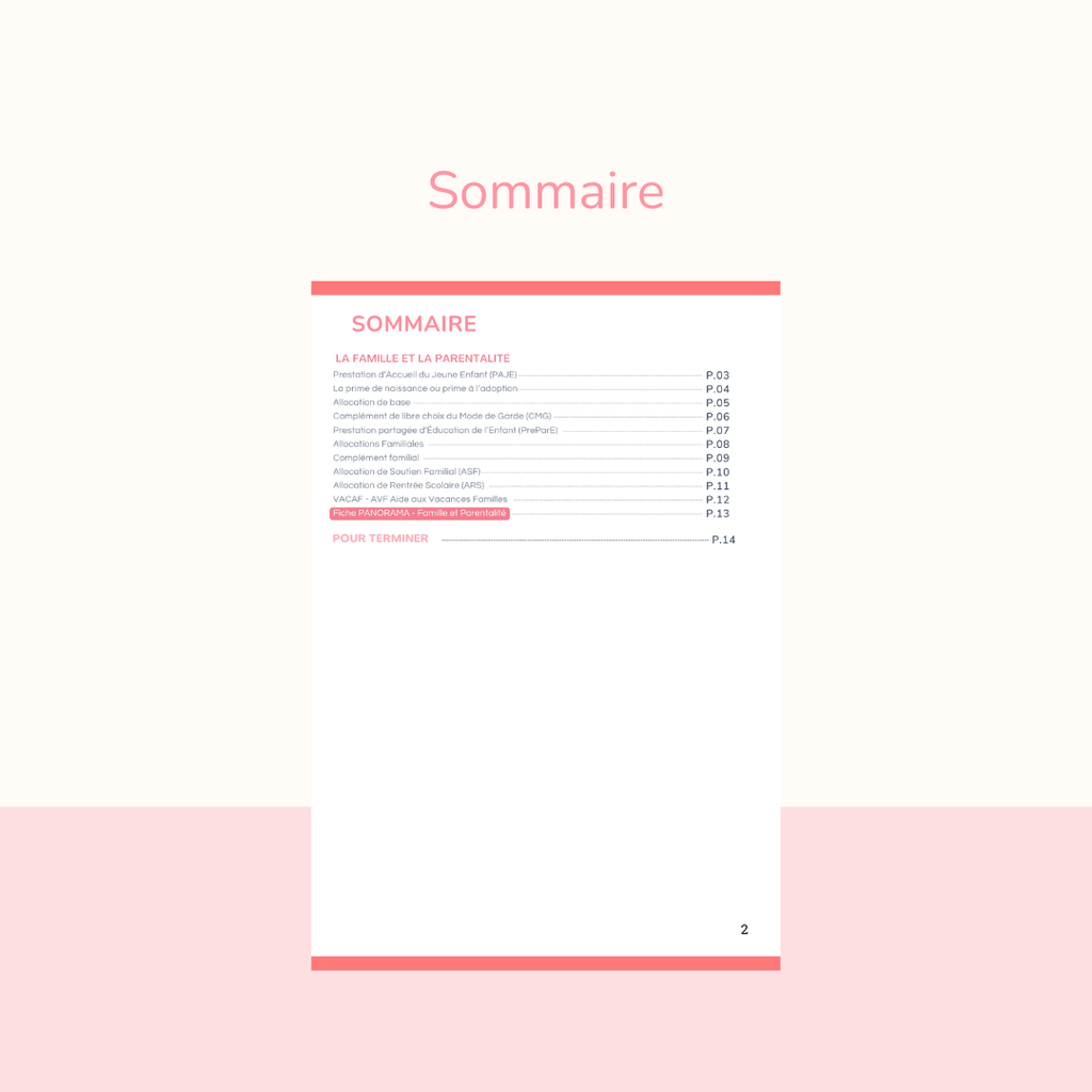 Le guide des aides sociales - Famille et parentalité MON OUTIL SOCIAL