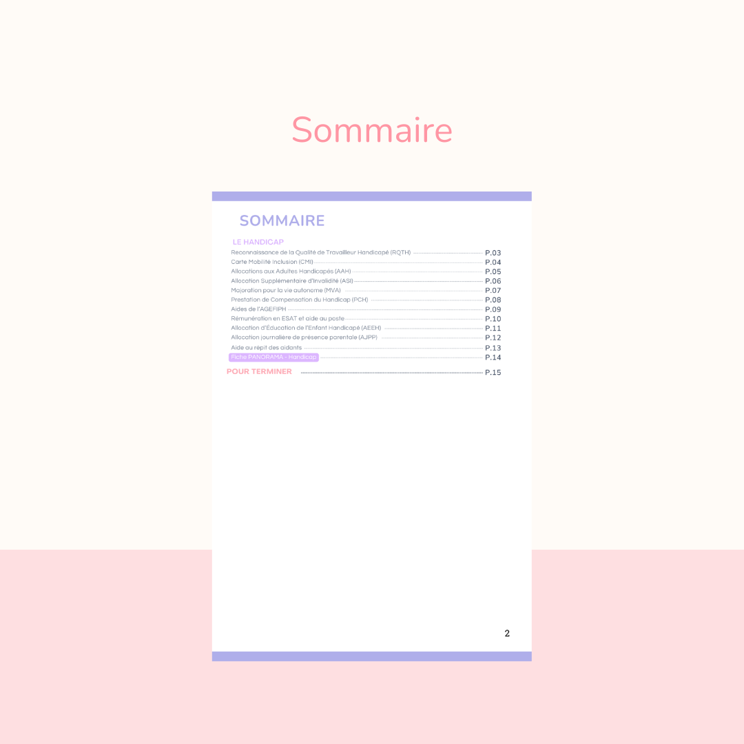 Le guide des aides sociales - Handicap MON OUTIL SOCIAL